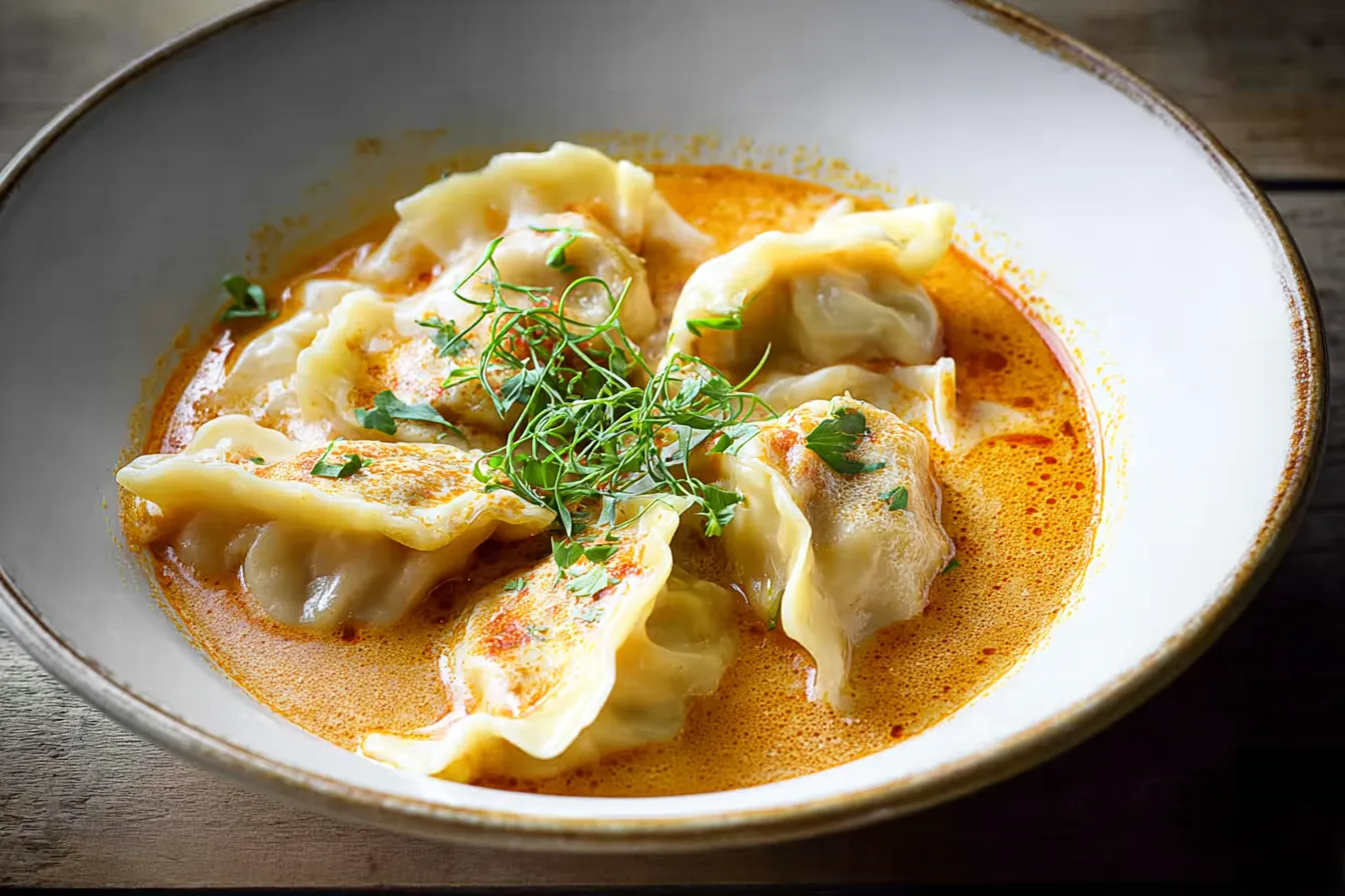 Easy Thai Coconut Curry Dumpling Soup Recipe