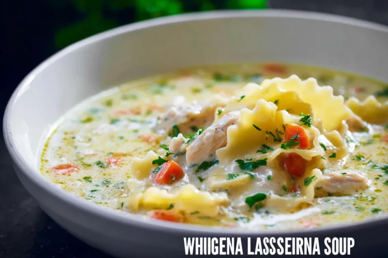 Easy White Chicken Lasagna Soup Recipe