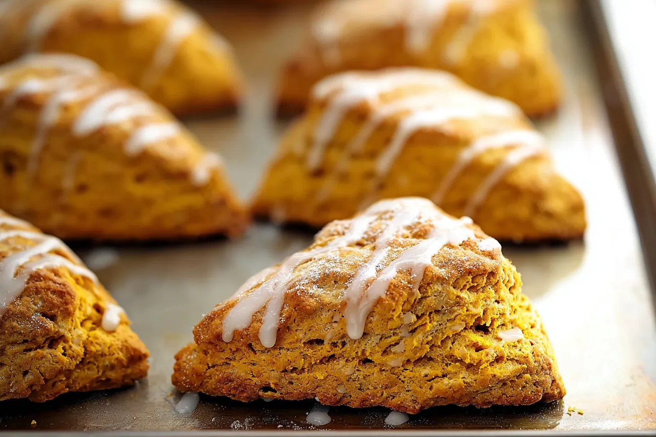Flaky Buttery Pumpkin Scones