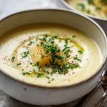 French Inspired Potato Leek Soup