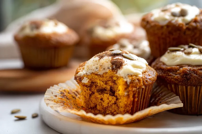 Homemade Pumpkin Cream Cheese Muffins