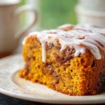 Homemade Pumpkin Honey Bun Cake