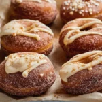 Homemade Pumpkin Spice Cheesecake Doughnuts