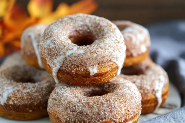 Homemade Pumpkin Spice Donuts