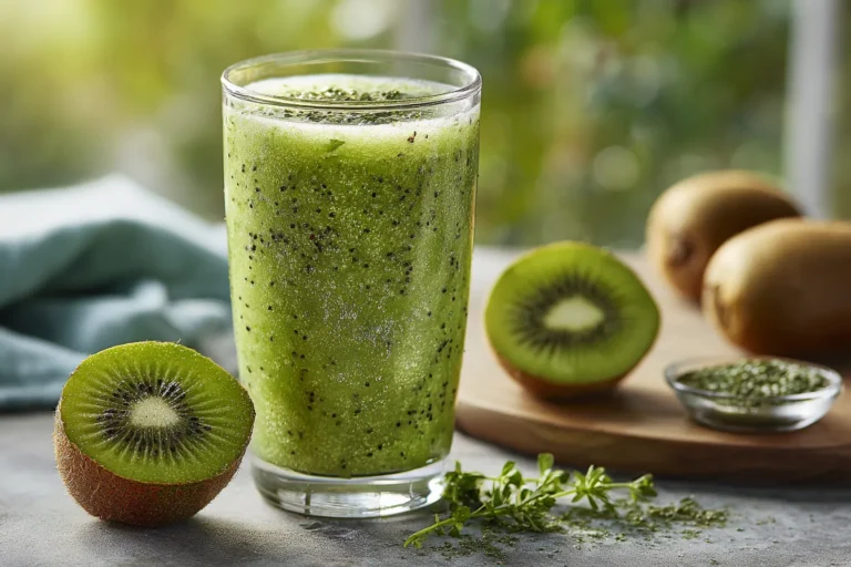Kiwi Spinach Immune Boost Smoothie