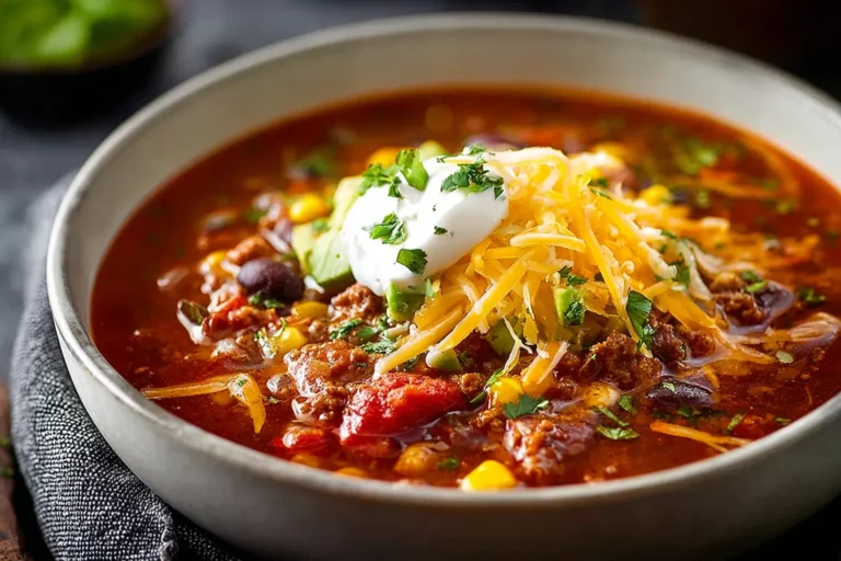 Loaded Taco Soup!