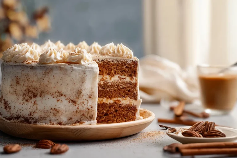 Moist Chai Cake with Creamy Frosting