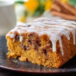 Moist Pumpkin Honey Bun Cake