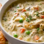 One Pot Chicken Pot Pie Soup