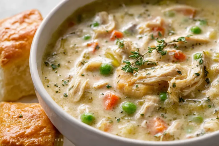 One Pot Chicken Pot Pie Soup