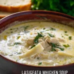 One Pot White Chicken Lasagna Soup