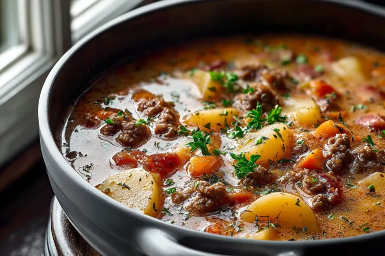 Quick Hamburger Soup