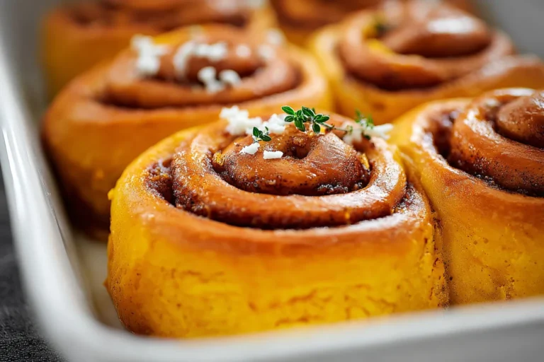 Quick Pumpkin Cinnamon Rolls Recipe