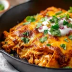 Rotisserie Chicken Enchilada Skillet