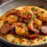 Shrimp and Smoked Sausage Grits