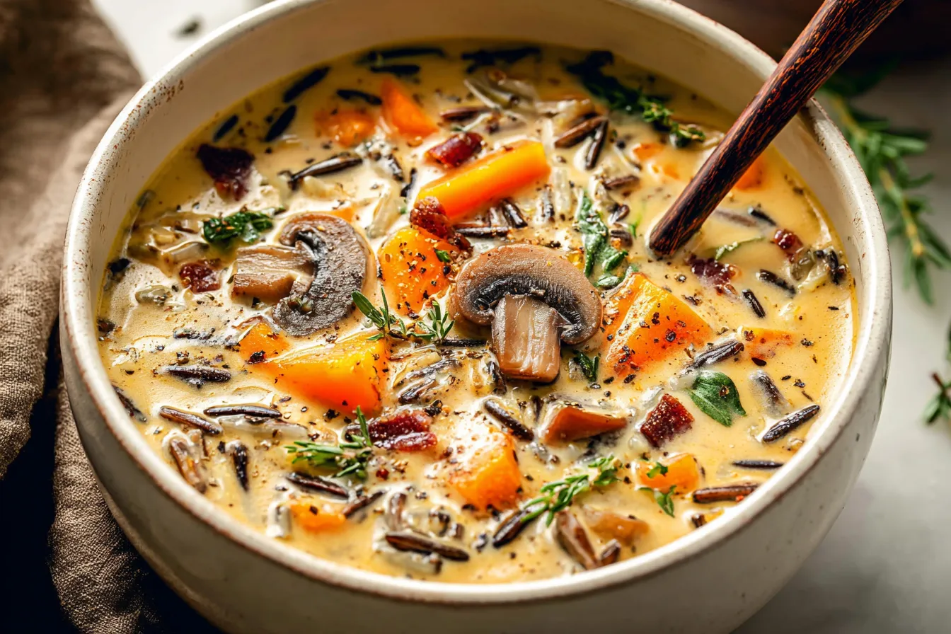 The Best Fall Wild Rice Soup