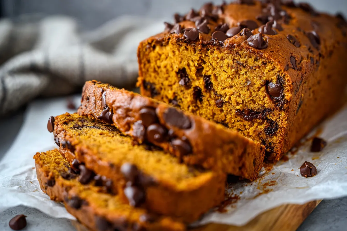 The Best Pumpkin Chocolate Chip Bread