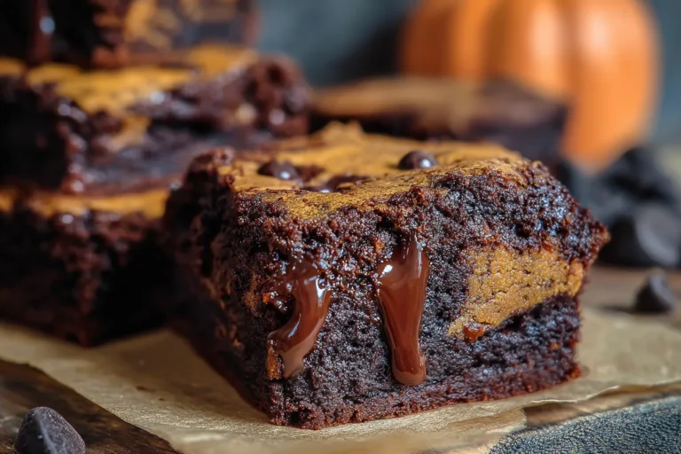 The Best Pumpkin Chocolate Brownies