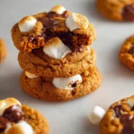 The Best Pumpkin S’mores Cookies Recipe