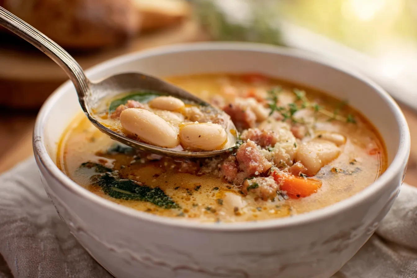 The Best Tuscan White Bean Soup