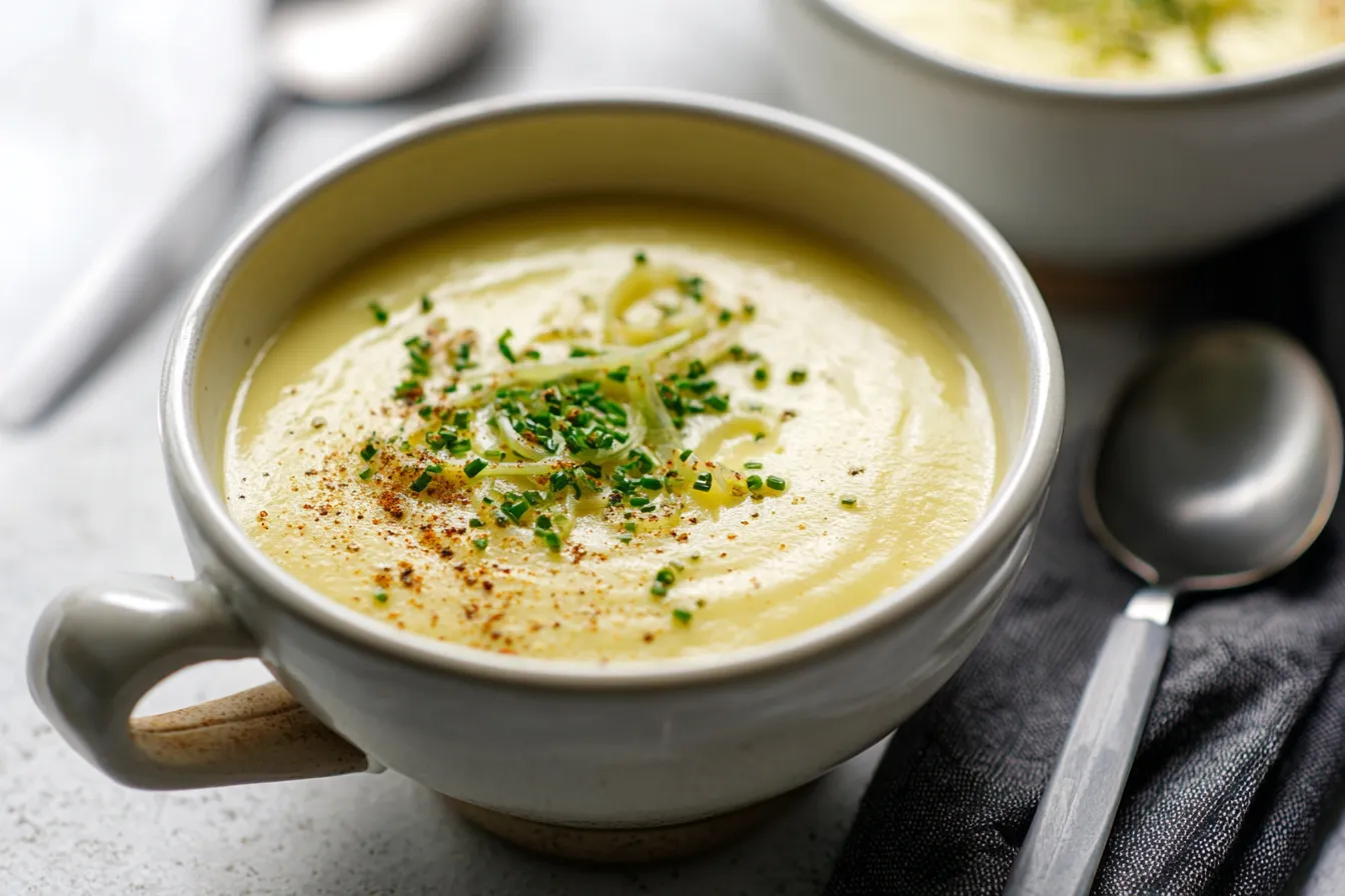 Velvety Potato Leek Soup