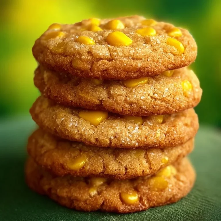 Delicious homemade corn cookies on a plate