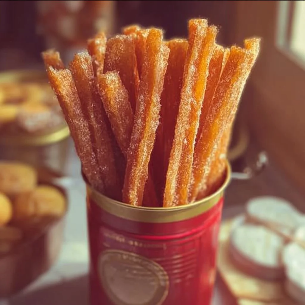 Delicious crispy Spam fries served with dipping sauce