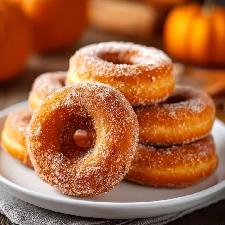 Healthy baked pumpkin donuts topped with glaze and autumn spices