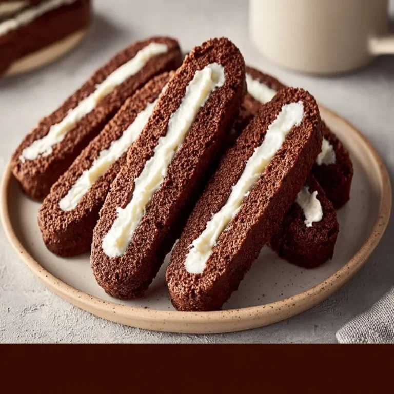 Delicious hot chocolate biscotti perfect for dunking