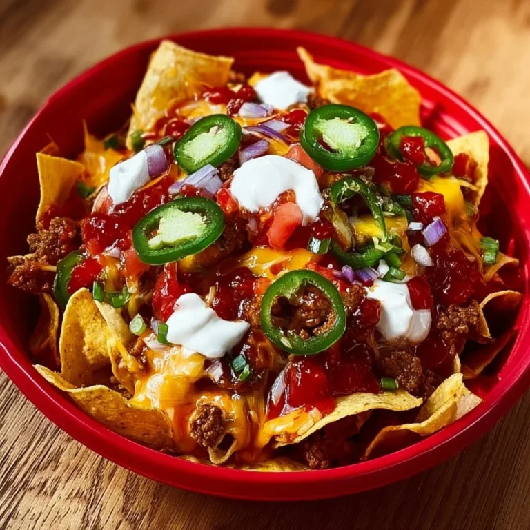 Delicious Loaded Frito Pie garnished with cheese and toppings