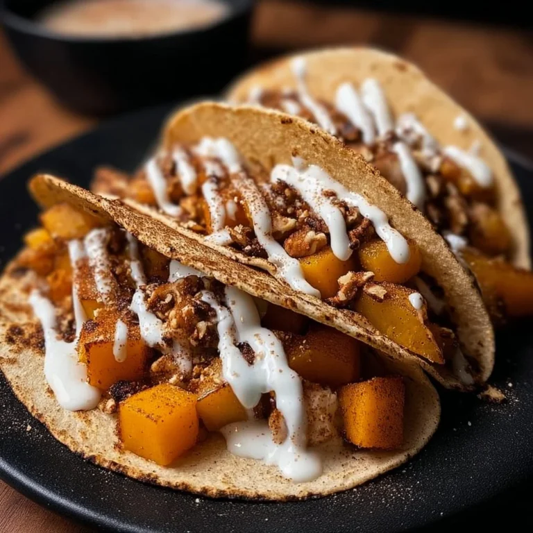 Delicious pumpkin spice dessert tacos perfect for a cozy fall treat
