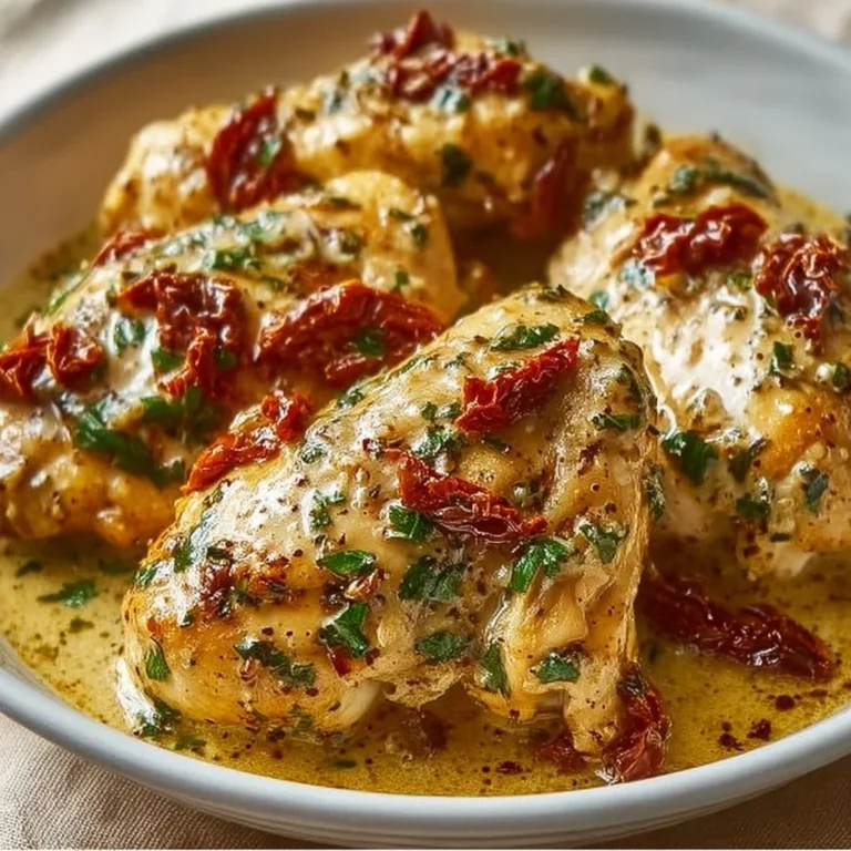 Savory Crockpot Marry Me Chicken served in a cozy dinner setting