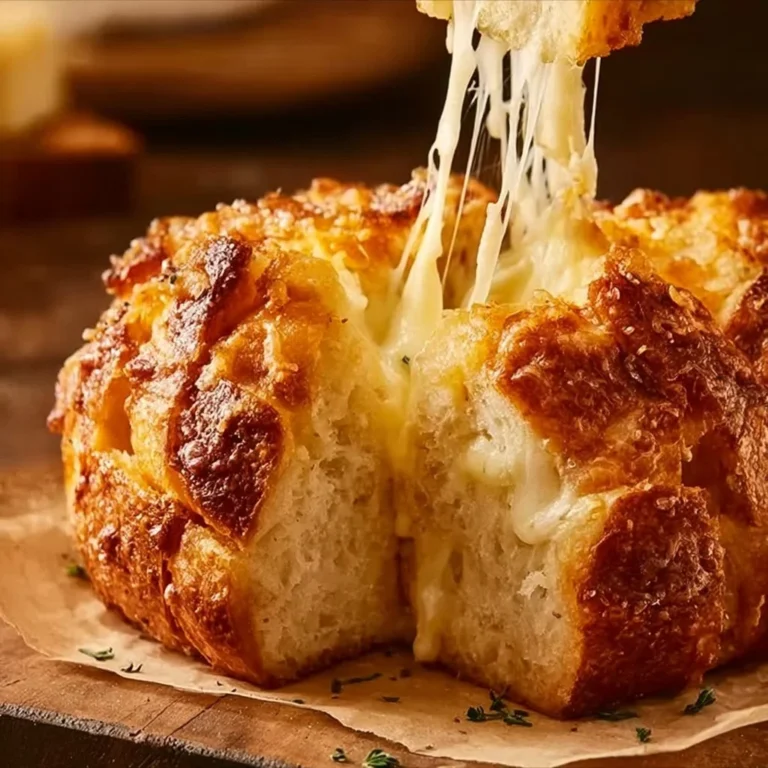 Savory pull apart bread with herbs and cheese, ideal for sharing.