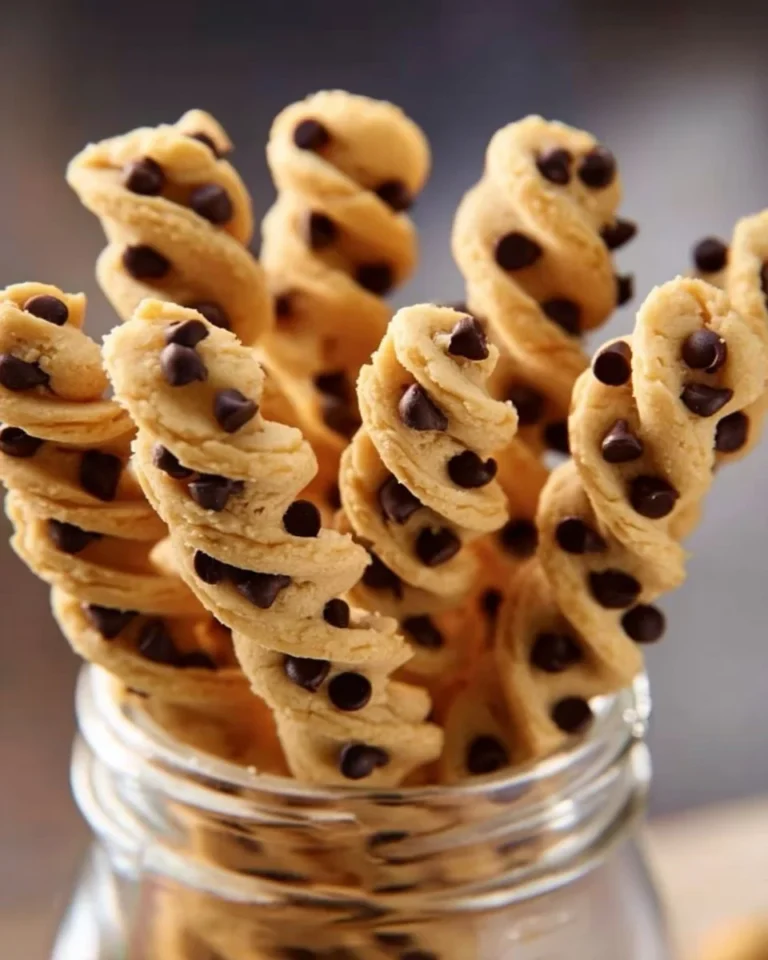 Chocolate Chip Cookie Dough Twists fresh out of the oven