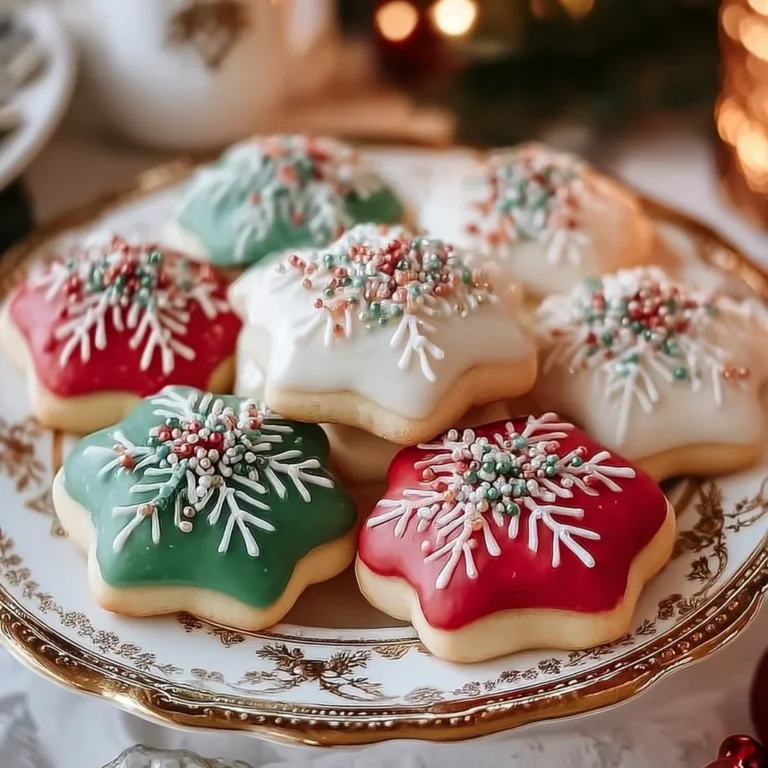 Plate of delicious Italian Christmas cookies that melt in your mouth