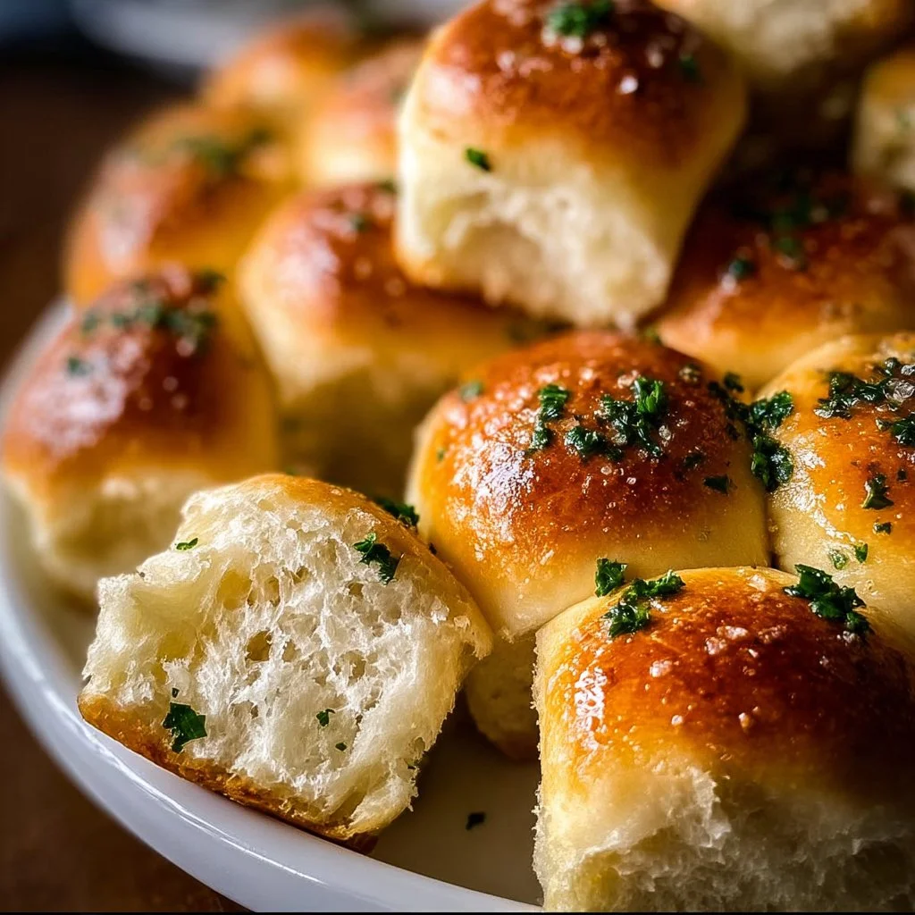 Delicious garlic bread rolls ready to elevate your dinner experience.