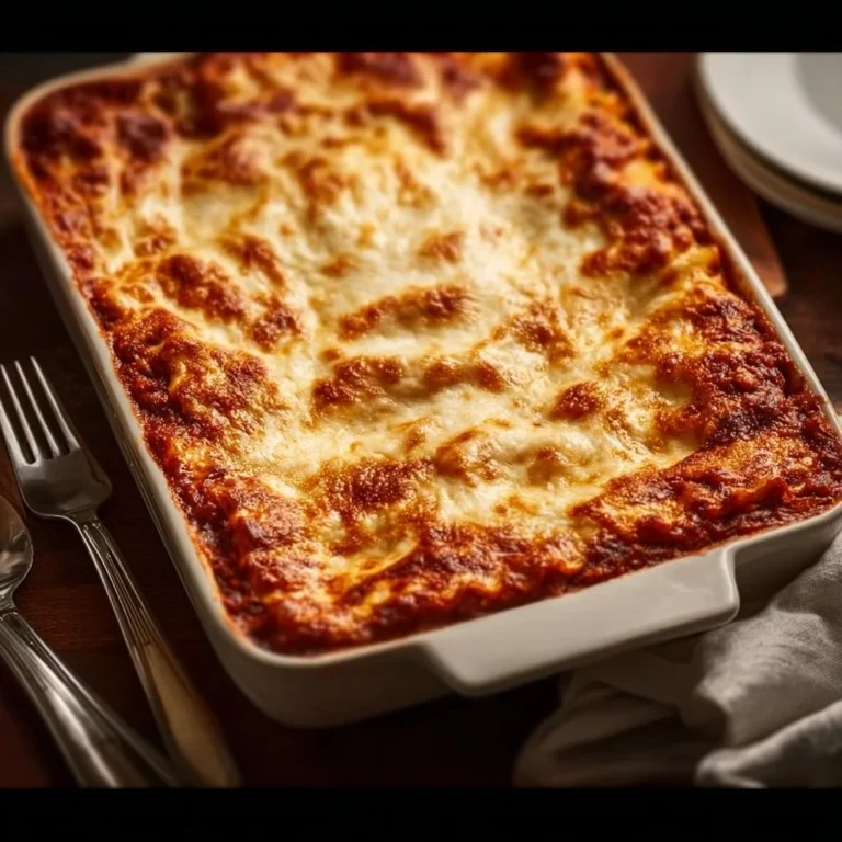Delicious Mexican lasagna prepared with layers of tortillas and savory fillings.