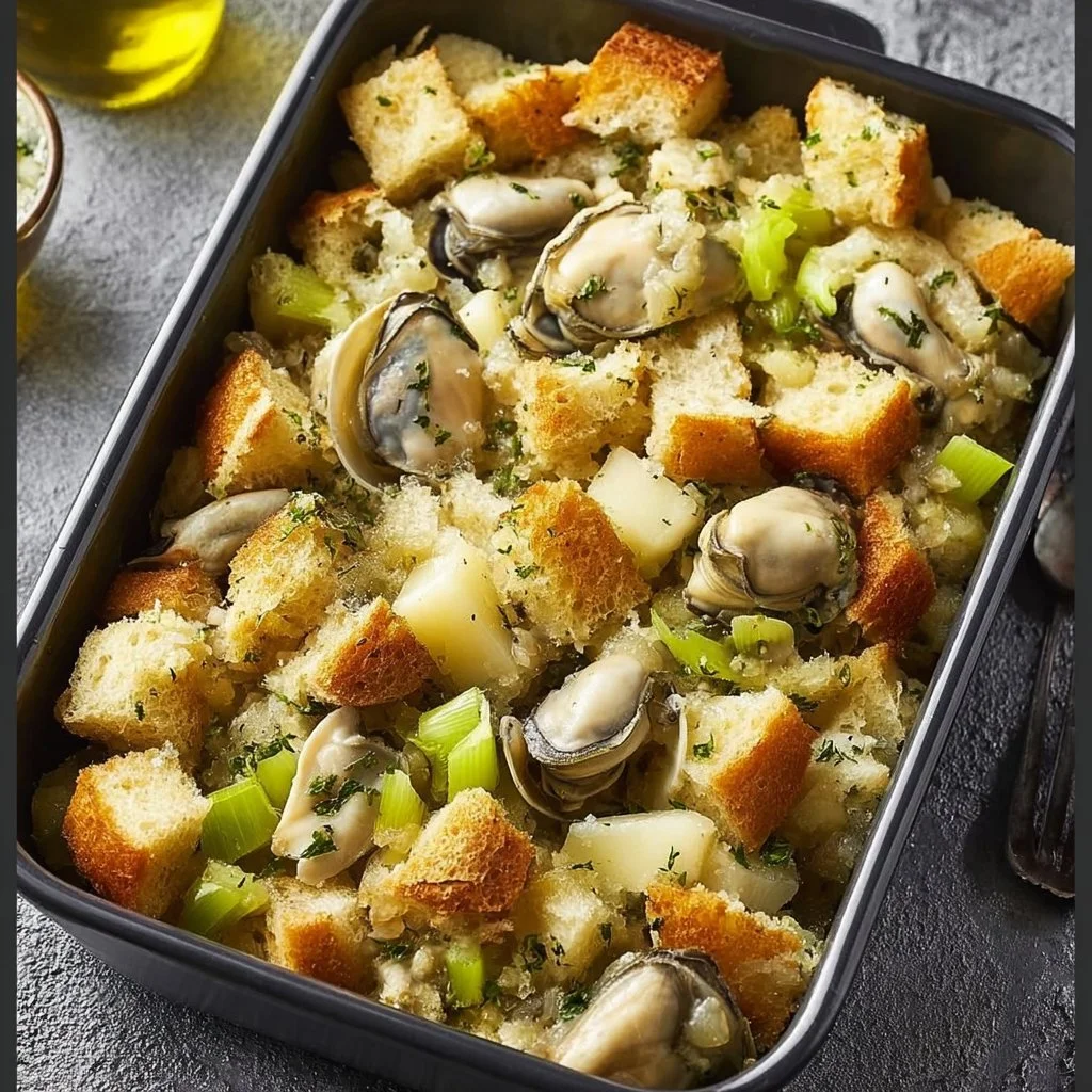 Savory oyster dressing recipe for holiday feast