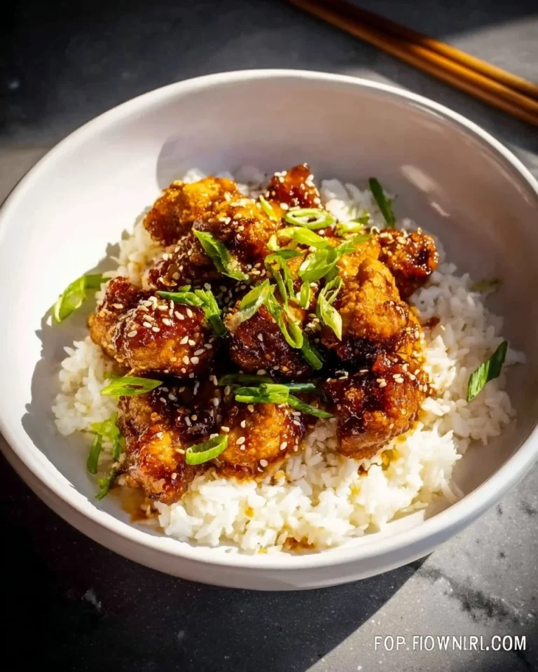 Delicious easy honey butter chicken served with a side of vegetables.
