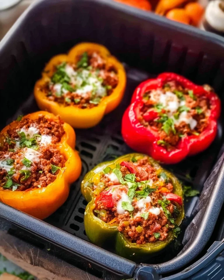 Healthy Greek Stuffed Peppers filled with fresh ingredients and flavors.