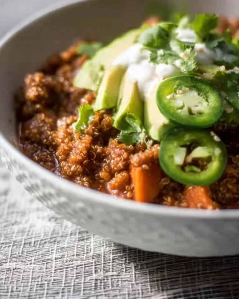 Delicious Instant Pot Turkey Chili served in a bowl with toppings.