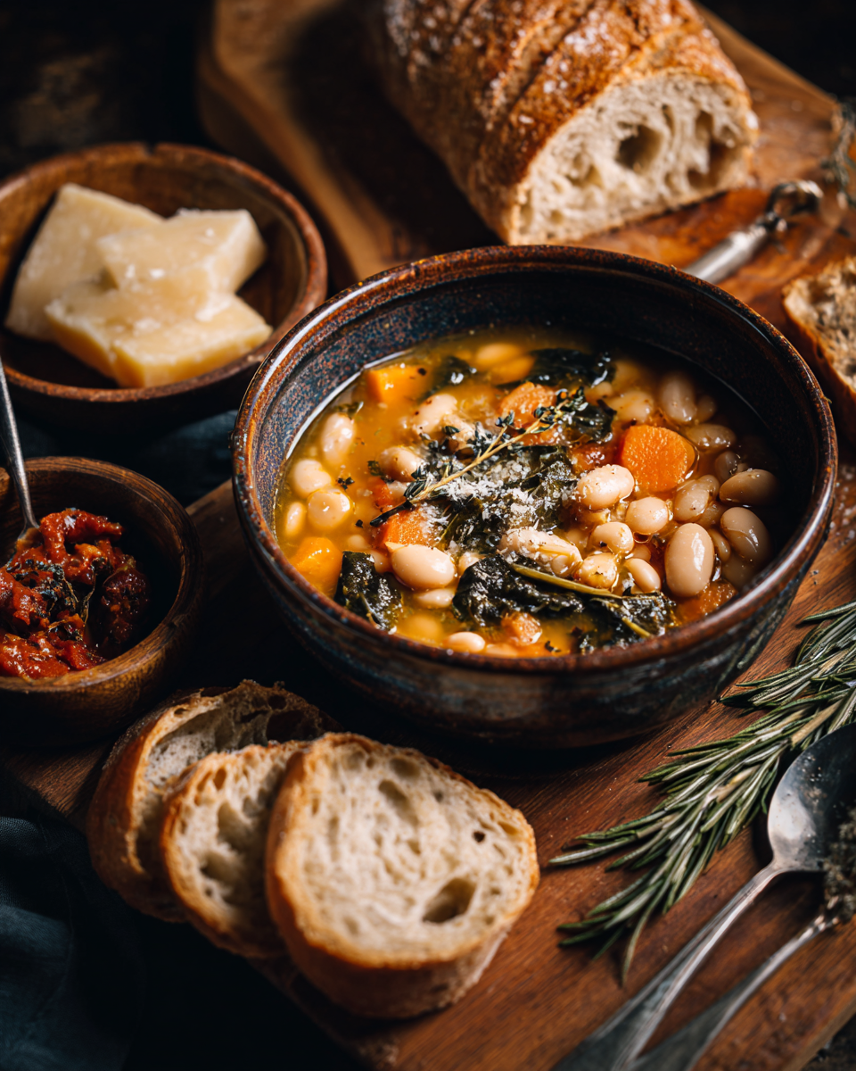 Best Tuscan White Bean Soup - Eat With Clarity