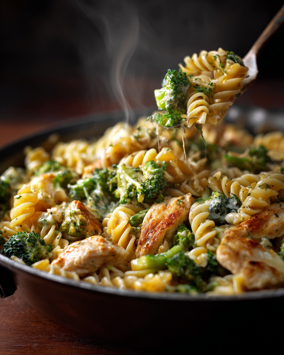 broccoli pasta chicken