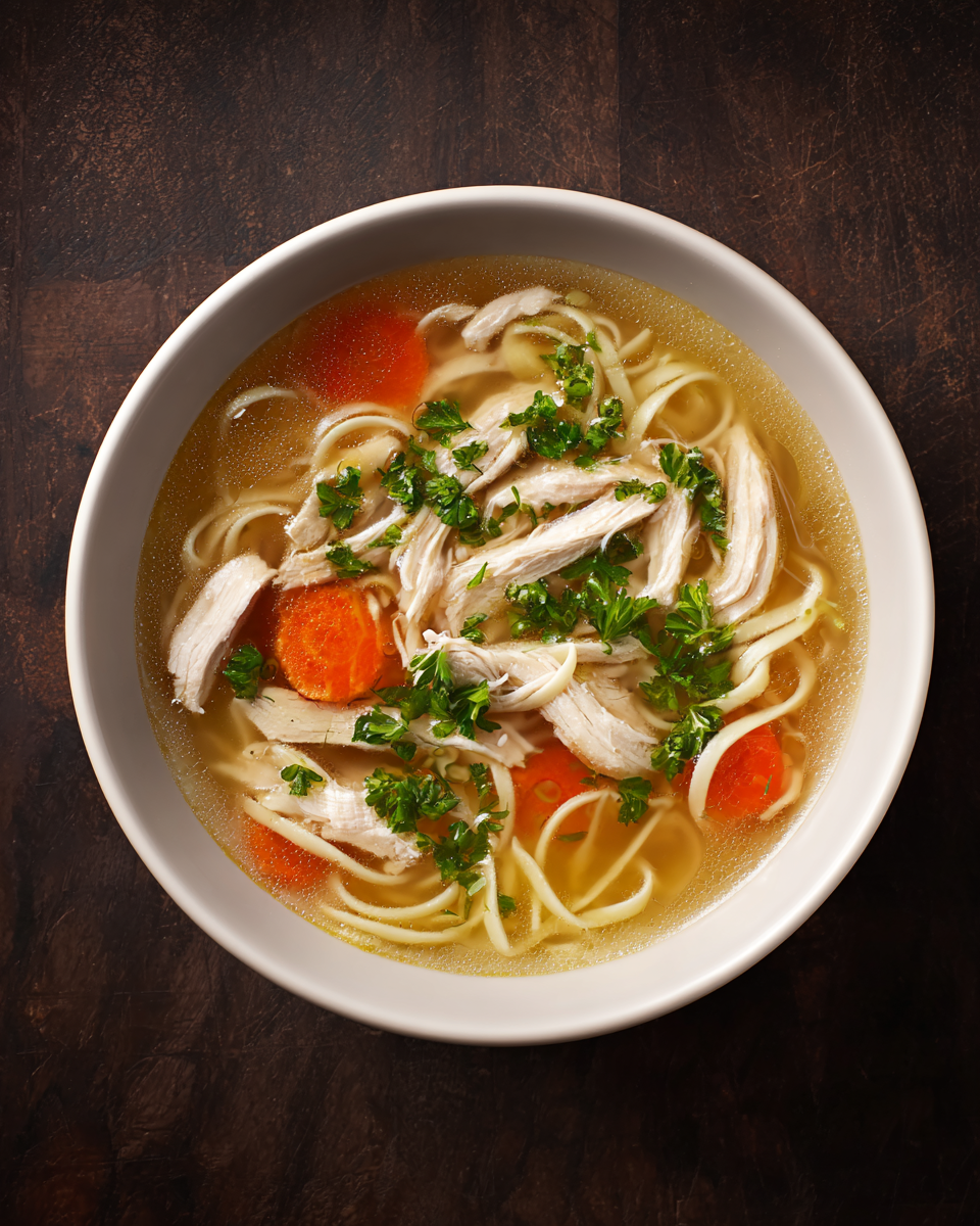 homemade chicken noodle soup