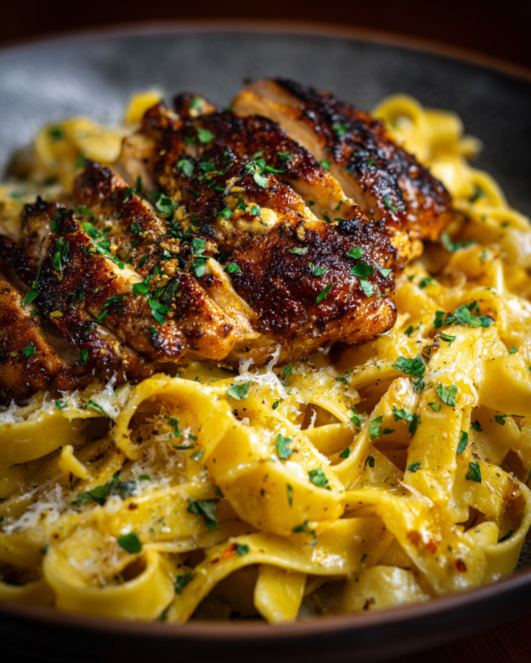 Chicken with Buttered Noodles