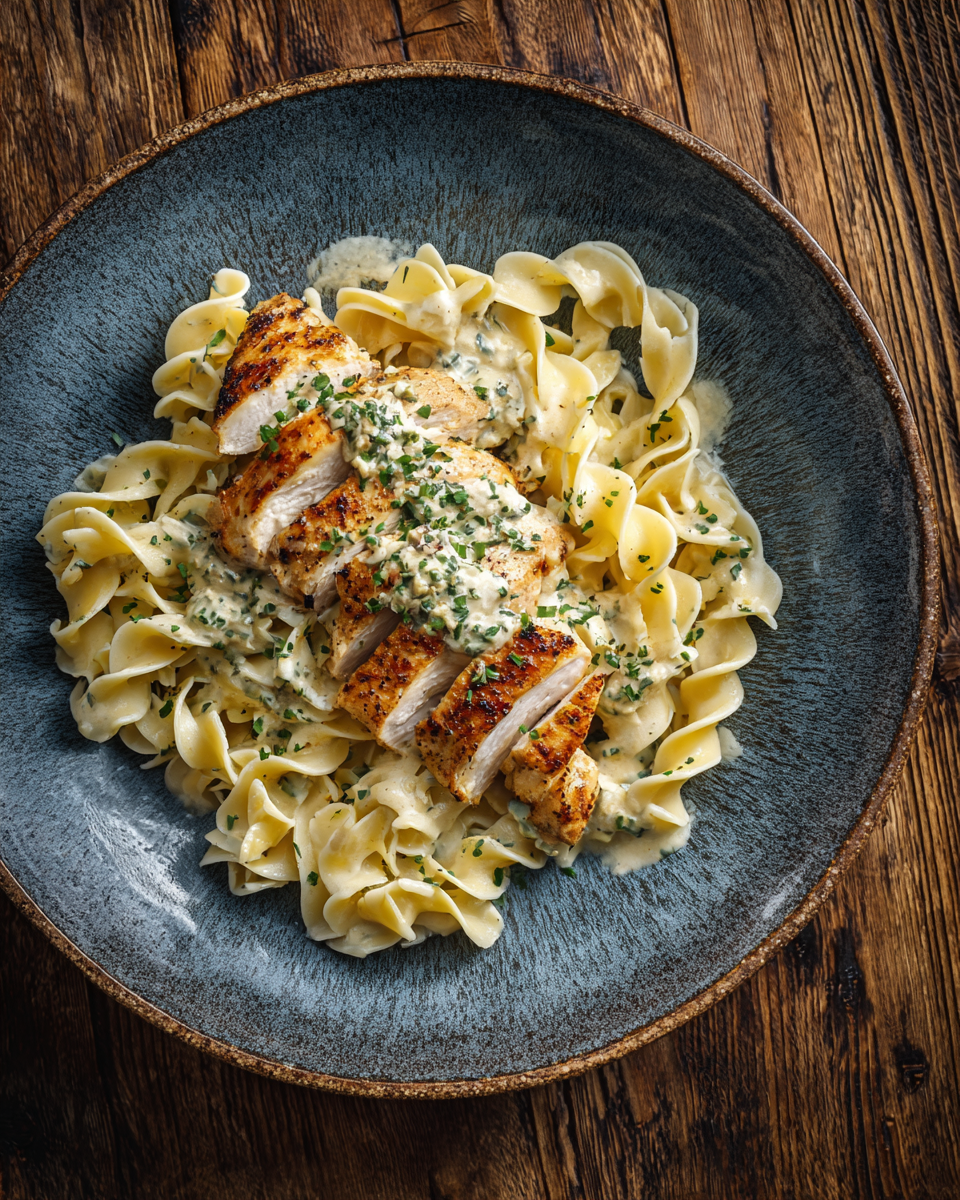 Chicken with Buttered Noodles