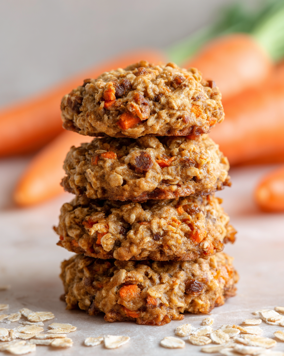 Easy Carrot Cake Oatmeal Cookies Recipe | Amy's Healthy Baking