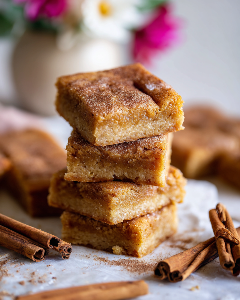 Easy Cinnamon Sugar Blondies â€“ Sweet Fall Treat