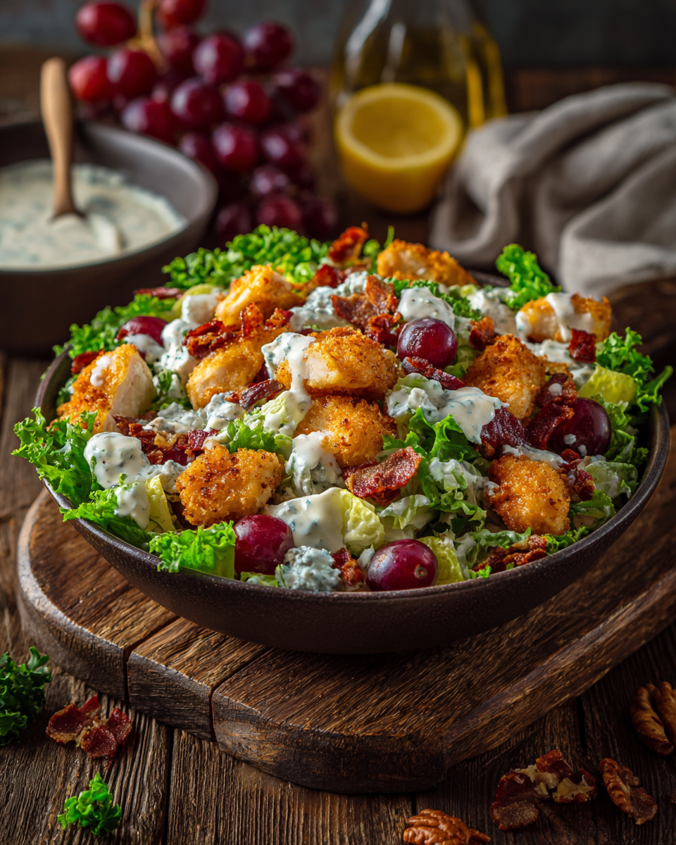 Honey Hot Chicken Salad - Whipped It Up