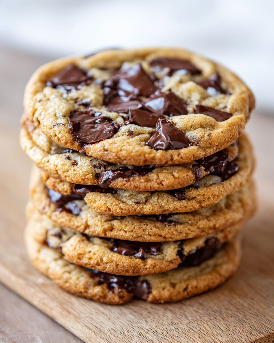 THE BEST CHEWY CHOCOLATE CHIP COOKIES
